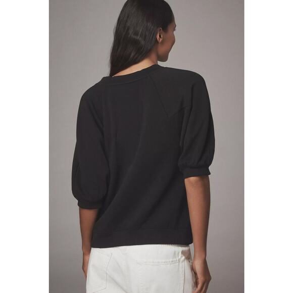 nwt ANTHROPOLOGIE MAEVE sz M Tufted Duck Sweatshirt - Picture 4 of 5